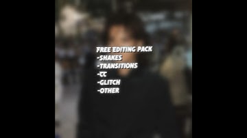 Free editing pack / Blurrr App / Link in description!
