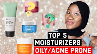 BEST FACE MOISTURIZERS FOR OILY SKIN / ACNE PRONE SKIN IN SUMMER.