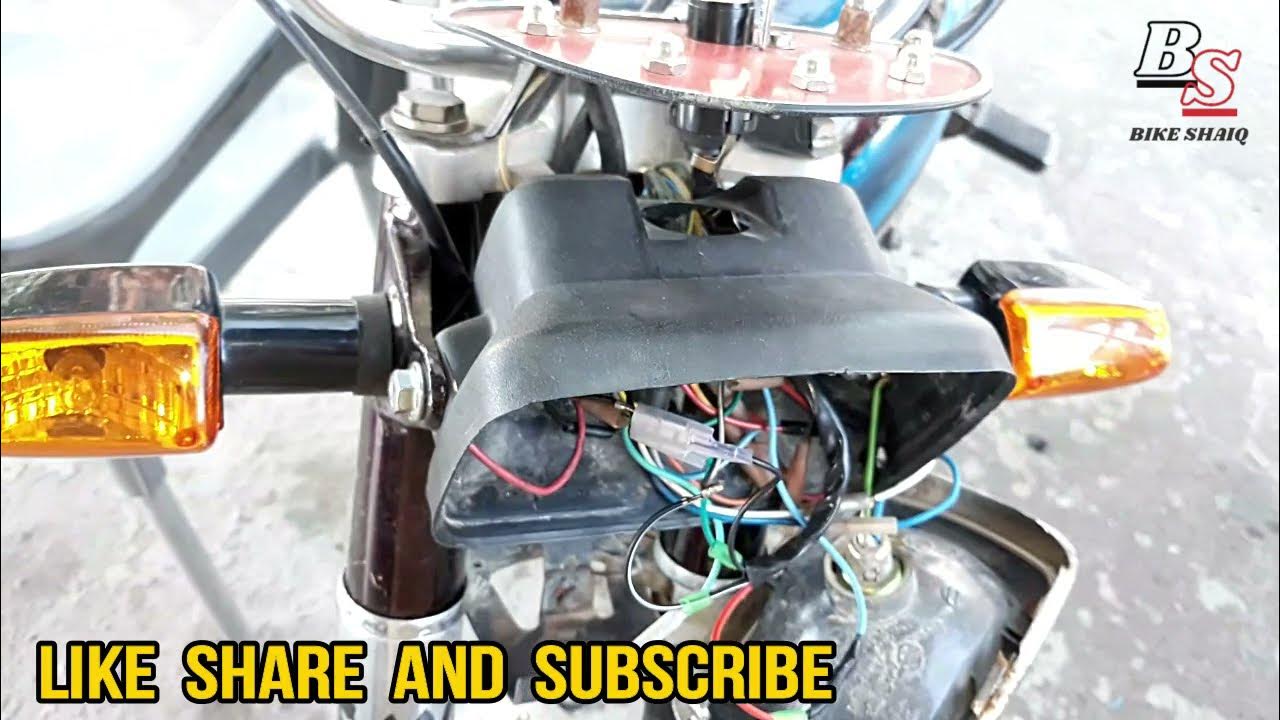 How to Install Ignition switch Honda Cd70CG125 bike at homeignition