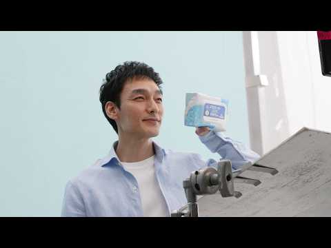Tsuyoshi Kusanagi catches product in one go without looking, shocking the staff!? "Elleair Wet Wi...