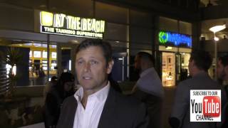 Grant Show talks about if turtle necks are still fashionable outside ArcLight Theatre in Hollywood Profile