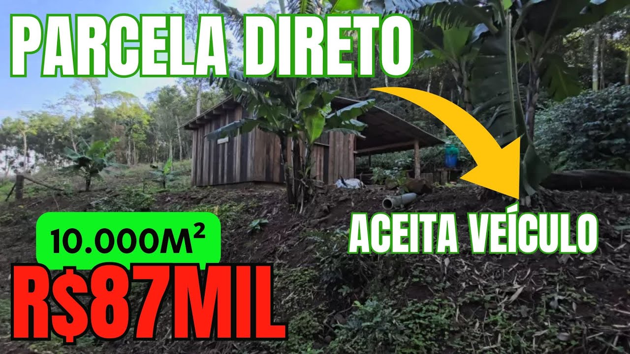 [494]CHÁCARA EM SANTO ANTÔNIO DA PATRULHA COM CHALÉ DE MONTANHA, LUZ PERTO, VERTENTE R$87MIL