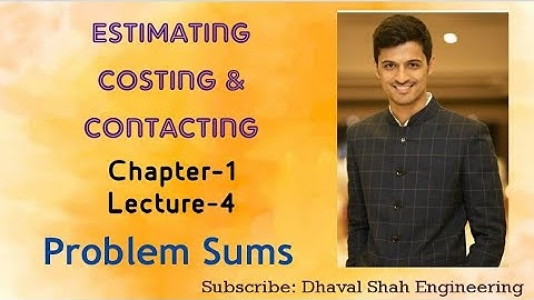 Ch-1-Lecture-4- Introduction to Estimating Costing & Contracting_Mechanical Engineering