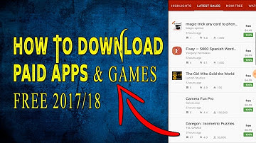 (WITHOUT ROOT) How TO DOWNLOAD PAID APPS & GAMES FOR FREE ON ANDROID/IOS 2017/18