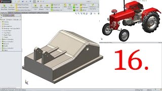 SolidWorks Tutorial Tractor 16.Lift Arm Mounting