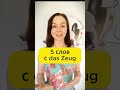 das Zeug + 5 слов