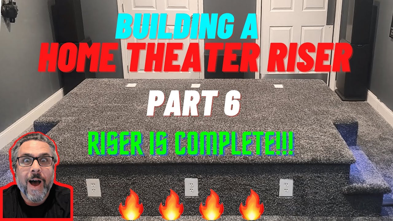 Building a Home Theater Riser Part 6 YouTube