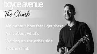 The Climb - Miley Cyrus (Lyrics)(Boyce Avenue acoustic cover) on Spotify & Apple