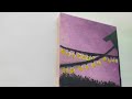 Acrylic painting tutorial  easy painting step by  step  hiras art gallery