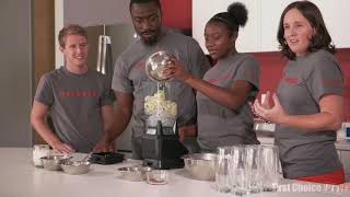 Marcus Lattimore makes a peanut butter oatmeal banana smoothie