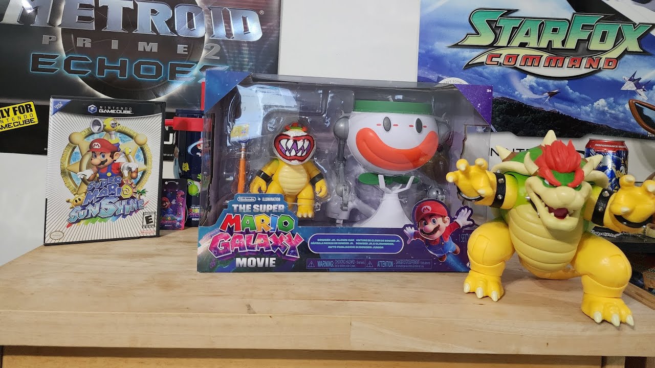 The Super Mario Galaxy Movie: Jakks Pacific Bowser Jr. W/Copter - Unboxing!
