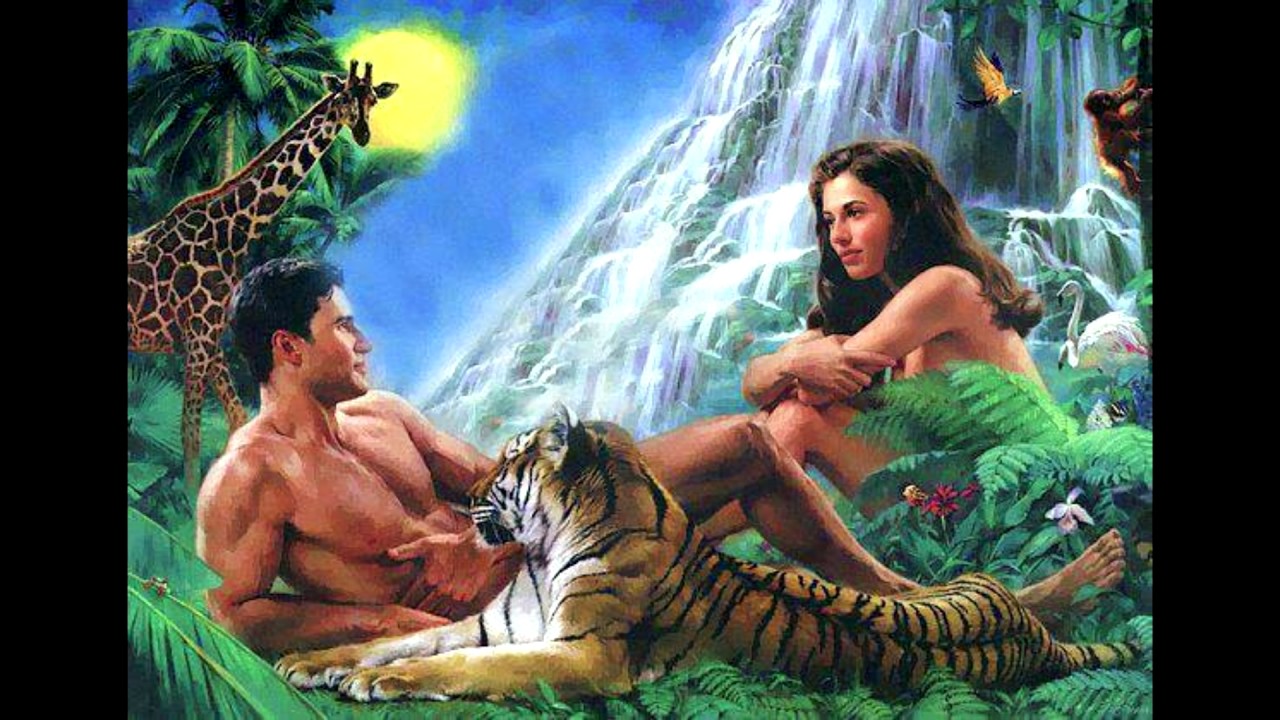 в раю 18. в раю 18. лестница в небо. в раю 18. изгнание адама и евы из эдемского сада.