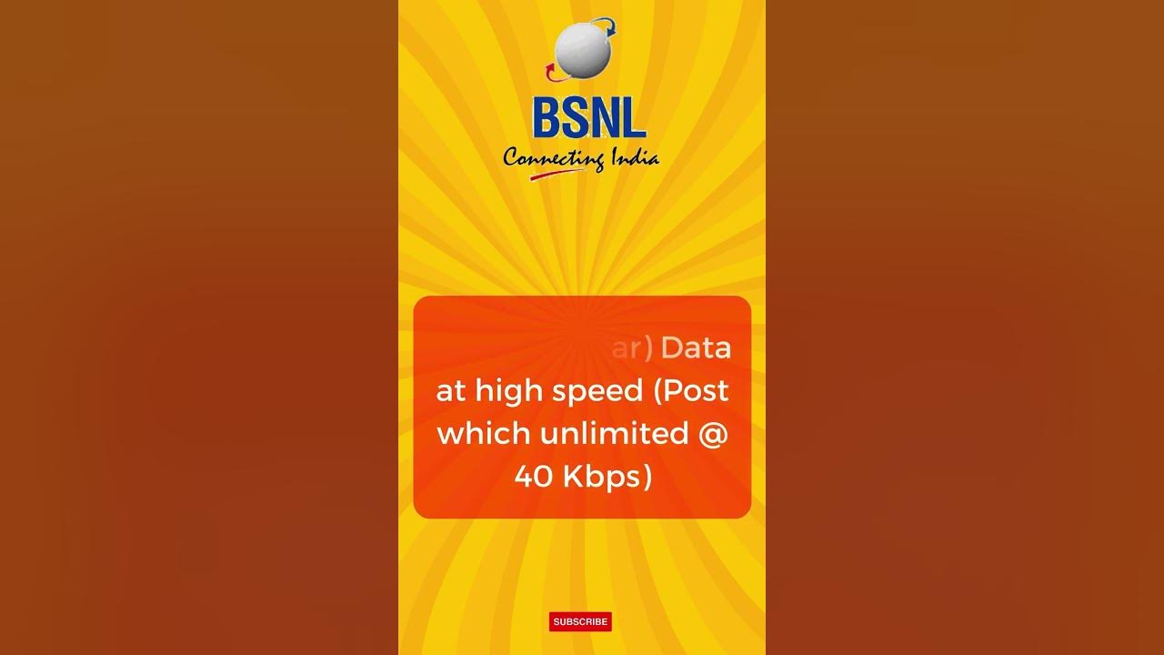 bsnl-news-unlimited-calls-and-data-bsnl-4g-plans-1199-shorts-youtube