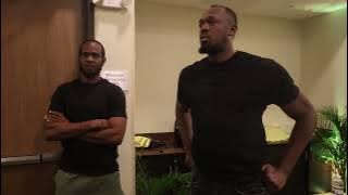 USAIN BOLT & PEPE ADDRESSES THE REGGAE BOYZ BEFORE FINAL WORLD CUP QUALIFIER MATCH