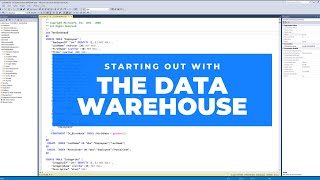 Starting out with the datawarehouse