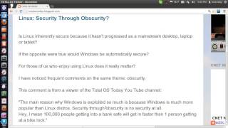 Linux:  Security Through Obscurity?