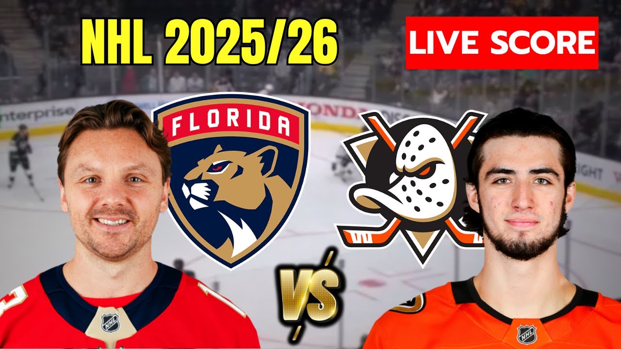 🔴 Florida Panthers vs Anaheim Ducks | LIVE NHL Regular Season | Live Score Update