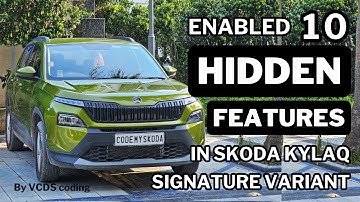 Unlocked 10 hidden features in #kylaq Signature| vcds coding