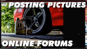 How to Post Pictures on Online Forums