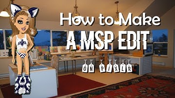 How to Make a Msp Edit on Pixlr