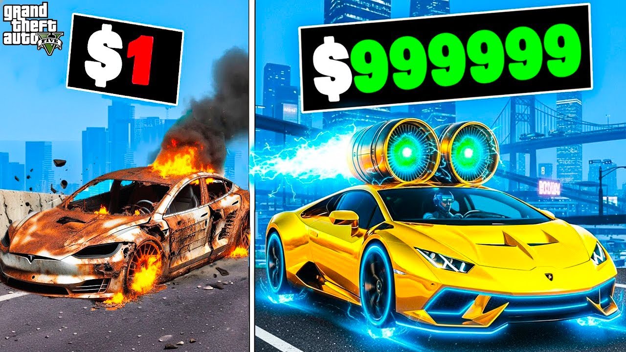 $1 to $1,000,000,000 CAR in GTA 5!