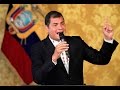 A Solas con Rafael Vicente Correa Delgado, el actual presidente de Ecuador