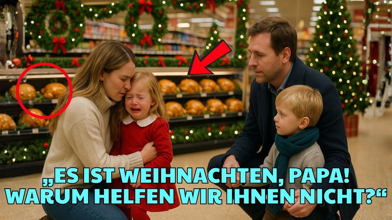 „Papa, sie kann keinen Truthahn für ihre Tochter kaufen“… dann ließ der CEO die Mutter weinen.