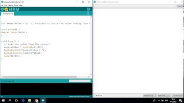 [BEGINNER] การเขียน code arduino สำหรับอ่านค่า analog และแสดงผลที่จอคอมพิวเตอร์