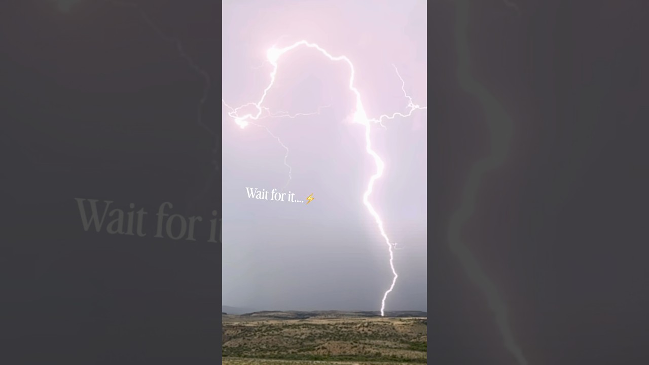 Fun bolt from two days ago #stormchasing #monsoon #lightning