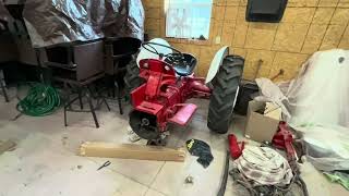 Finish putting together a 1948 Ford 8n tractor