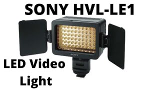 Sony HVL-LE1 HandyCam LED LIght - Unboxing