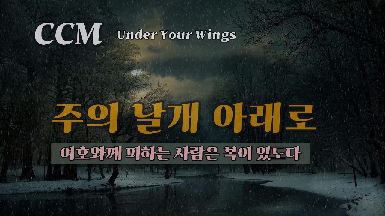 [묵상 CCM] 주의 날개 아래로 (Under Your Wings) | 여호와께 피하는 자의 복, 시편 2편