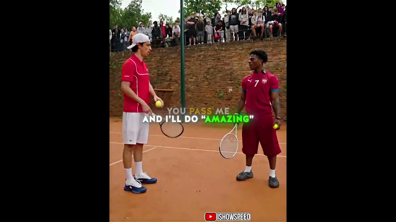 iShowSpeed Faced a Tennis GOD… And Lost BAD 😂🎾 