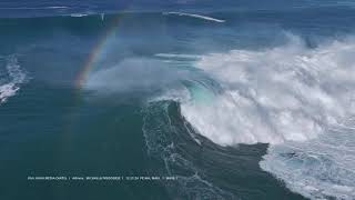 Michaela Fregonese Biggest Wave of the Year 2024/25 filmed by Maui Media Cartel - Wave 1