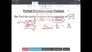 89.Partial Fractions-Long Division