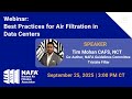 Best Practices for Air Filtration in Data Centers