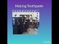 Making toothpaste from basics #ScienceInAction #ToothpasteMaking #LearningByDoing"