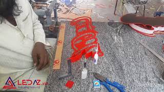 Thi Công Chữ Quảng Cảo Cocacola Loại Nhỏ Part 1