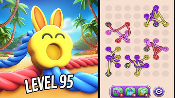 🏅 TWISTED TANGLE 🤪 Level 95 🧩 Gameplay Walkthrough