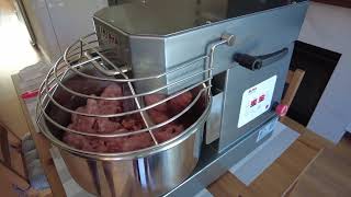 Best Spiral MIXER EVER! Beats Famag, Mixing sausage