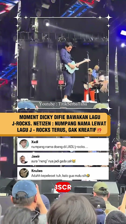 dicky difie unjuk skill malah di HUJAT metizen #cover #musik #konser #ytshorts #shorts