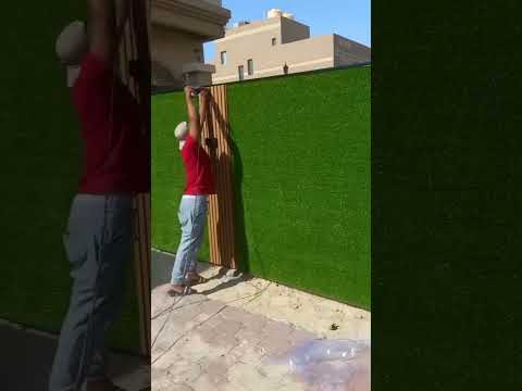 طريقة تركيب العشب الجداري في الرياض مظلات سيارات ديكور بثوث صيانة منازل الرياض فلل مظلة