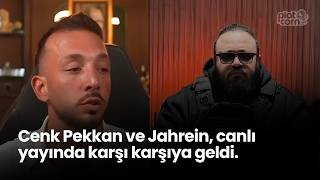 Cenk Pekkan ve Jahrein, canlı yayında karşı karşıya geldi.