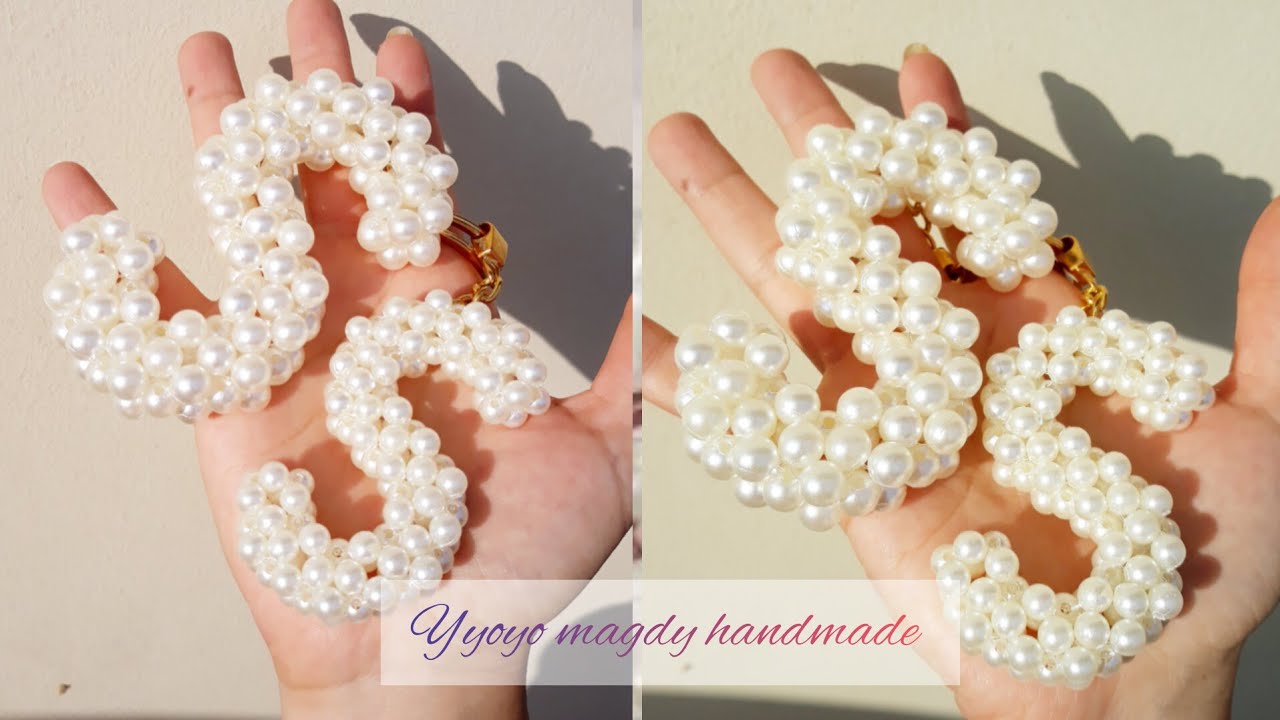 Английские буквы из бисера Как сделать букву S из бисера простым способом 💎