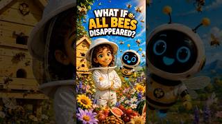 🐝 WHAT IF ALL BEES DISAPPEARED? #kidslearning #didyouknow #bees #cartoon #educationalanimation