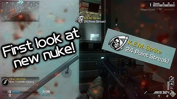 New Nuke Scorestreak on Call Of Duty Ghosts!  K.E.M. Strike First Look!