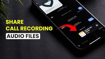 Hoe deel ik audiobestanden van gespreksopnamen vanaf de iPhone?