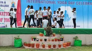 YOGA PYRAMID by JAV SCHOOL Kids| International yoga day