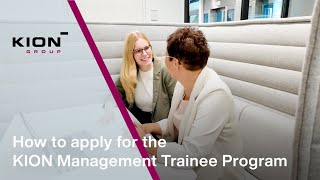 How to apply for the KION Management Trainee Program | KION Group