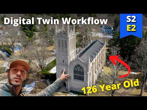 Full Digital Twin Workflow Of A 126 Year Old Chapel